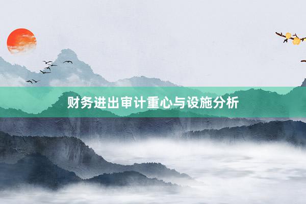 财务进出审计重心与设施分析